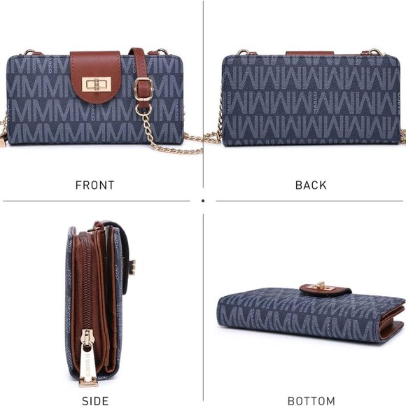 Women Fashion Small Crossbody Shoulder Bag Cell Phone Zip Wallet Purse and Handb - Picture 6 of 6